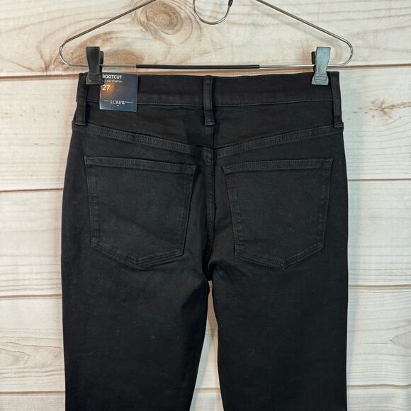 J. Crew Black Bootcut Jean in All-Day Stretch Waist Size 27 - Picture 6 of 10